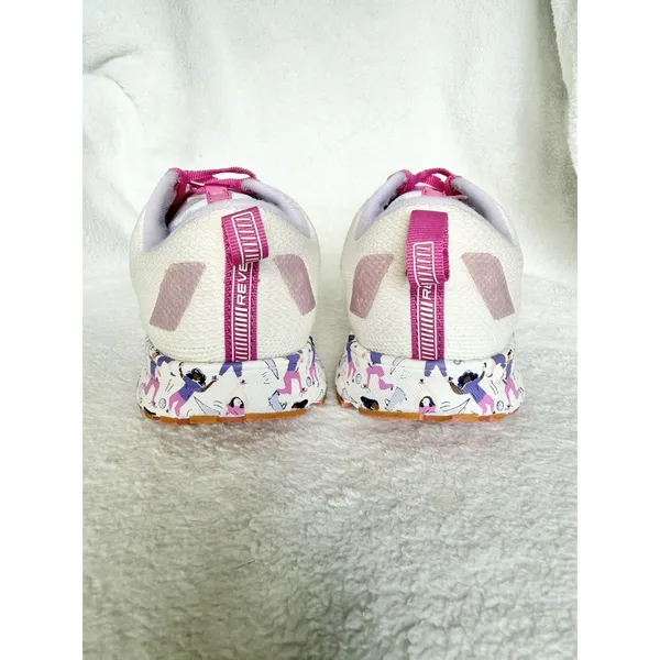 Brooks Revel 4 Women's Unity Running Shoes Sneakers Size 8 US White Pink Violet - Image 4