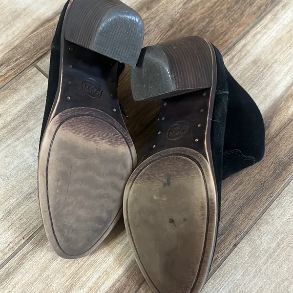 Lucky brand black leather booties - Image 7