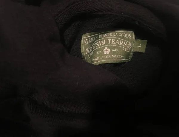 men’s denim tears hoodie Black Size L - Image 3