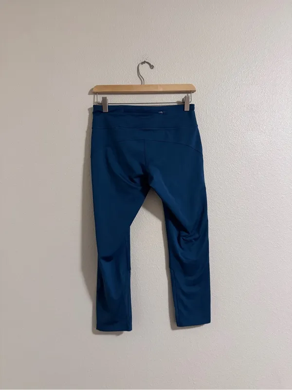 Nike Deep Teal cropped Athletic Leggings - Image 3