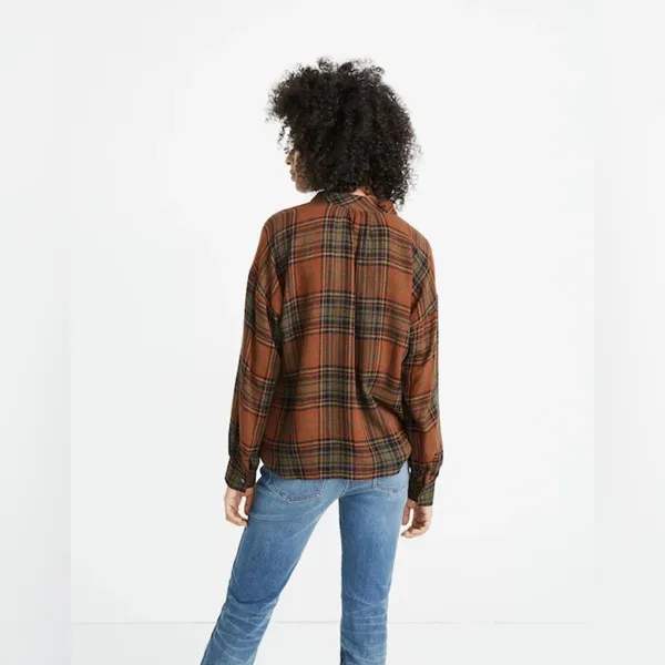 Madewell Highroad Popover Shirt in Brentford Plaid - Image 3
