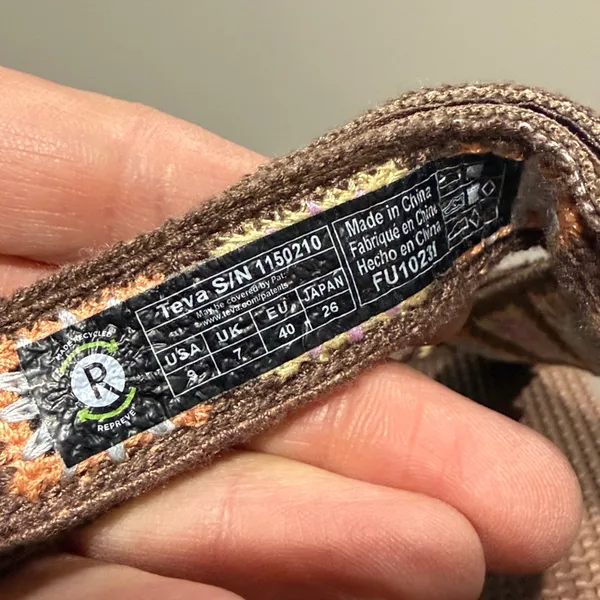 NEW TEVA women's flatform universal crochet sandal in unwind Size 9 A23 - Image 9