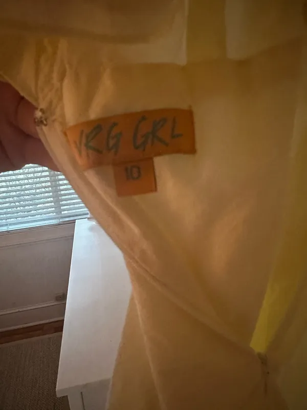 Verge Girl Light Yellow Mini Dress - Image 3