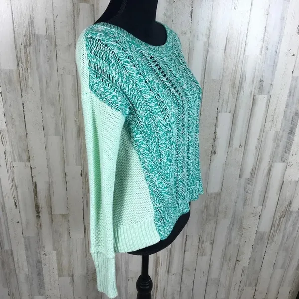 American Eagle Chunky Knit Pullover Sweater Top XS v6x - Image 2