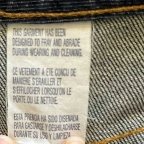 Tommy Hilfiger Women's Denim Midi Skirt Blue 0 Pencil Stretch Y2K Distressed - Image 5