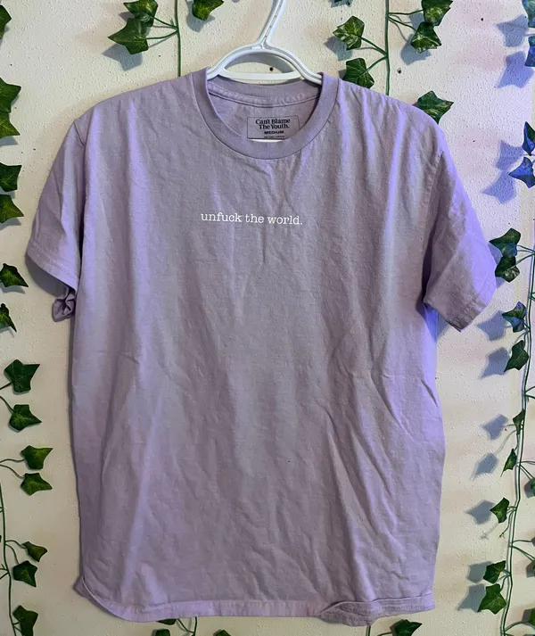 Unf*ck The World Tshirt Size M - Image 6