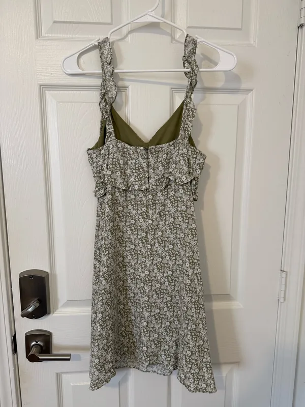 Green Floral Altar'd State Dress - Image 4