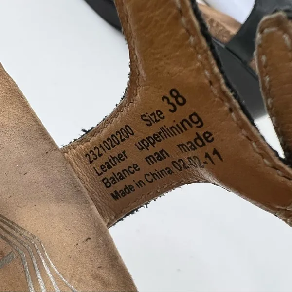 Dansko Coquette Laser Cut Floral Leather Sandals - Image 4