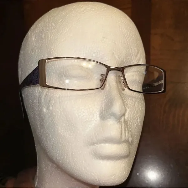 Authentic Fendi Optical Purple Rectangular Eyeglasses - Image 3