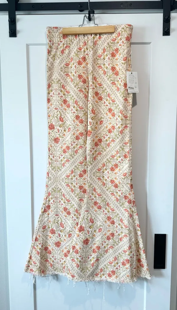 Show Me Your Mumu Belmont Pull On Trousers Paisley L NWT - Image 2