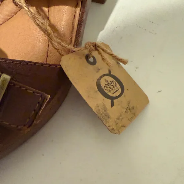 BORN Wallowa Brown Leather Platform Mule Sandal Size 9 F64503 NEW - Image 5