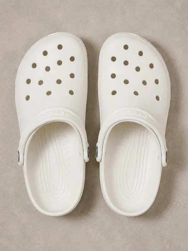 Crocs Classic Clog Off White Women’s 12 Men’s 10 Unisex Slip On NWT - Image 5