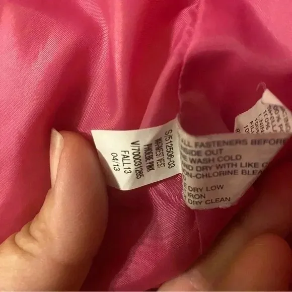 Gap Pink Puffer‎ Vest Wonen's Size Medium - Image 11