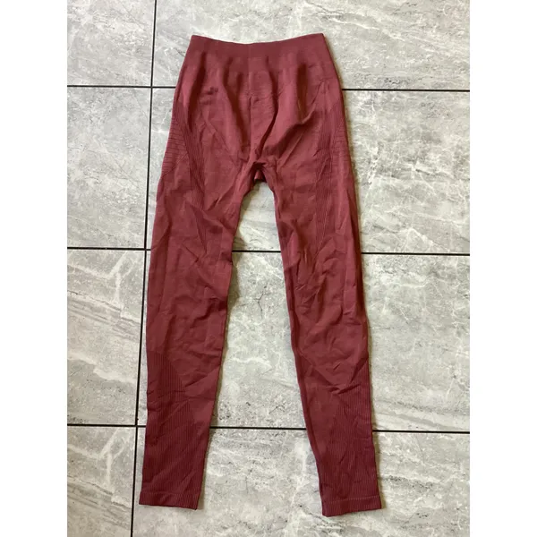 Alphalete Seamless High Rise Leggings Mauve Terracotta Activewear Womens Small - Image 3