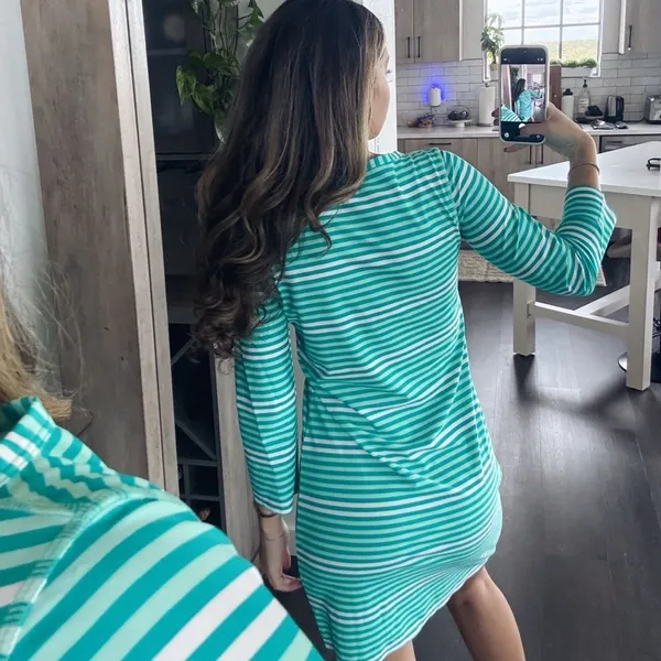 Cabana Life Teal Waterproof/UV Dress (XS) - Image 3