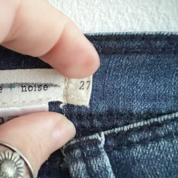 Anthropologie Flare Jeans Size 27 Denim high rise Blue - Image 11