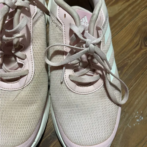 Adidas Women's Light Pink Sneakers - Image 6