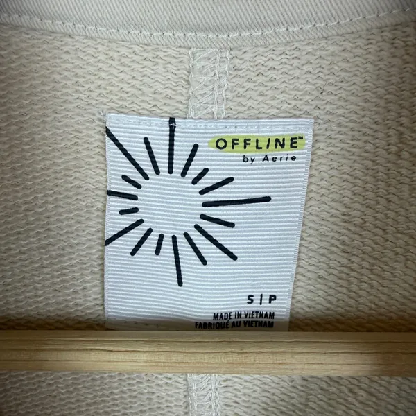 Offline by Aerie Lumber Jane Shacket Small Ombre Tye Die Button‎ Up Comfy Lounge - Image 5