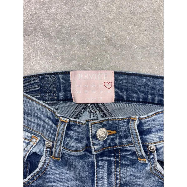 revice front seam star‎ detail jeans 27 slim skinny fit - Image 3