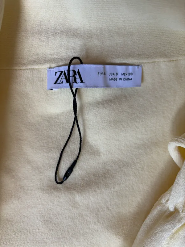 Yellow Zara Shirt  - Image 3