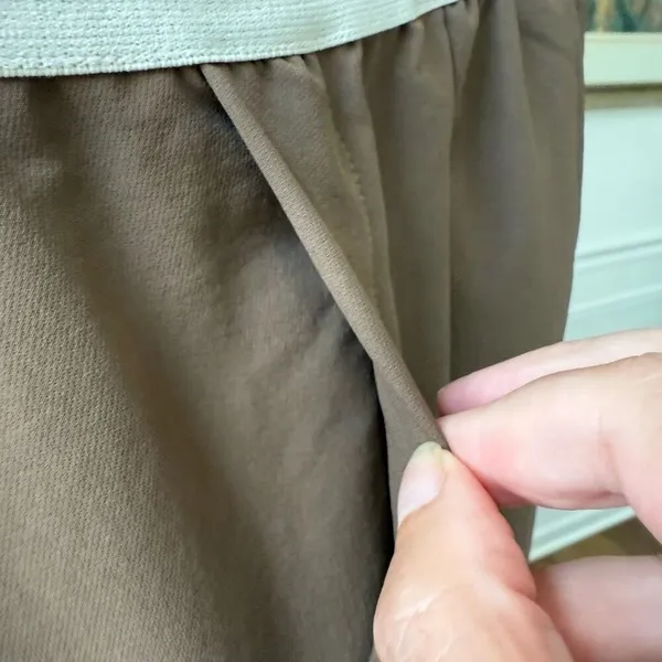 OGL Move Waterproof Lightweight Elastic Waist Pants Brown M - Image 5