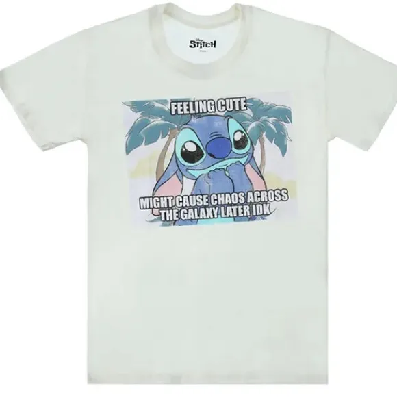 Disney Stitch Feeling Cute Graphic Tee Size M - Image 2