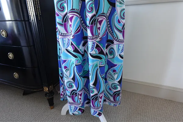 Halter swirl print maxi sun dress - Image 4