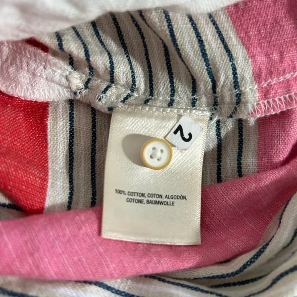 Holding‎ Horses by Anthropologie Oversized 100% Cotton Botton Down Shirt XS/S - Image 8