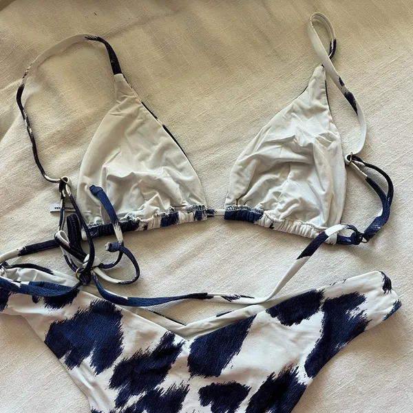 We wore what cowhide bikini - Image 3