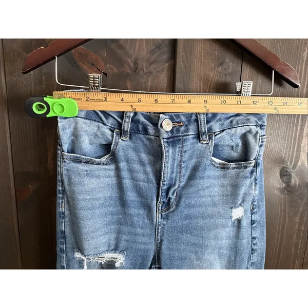 American Eagle AE Next Level‎ Stretch Curvy High Rise Jegging Medium Size 4 - Image 5