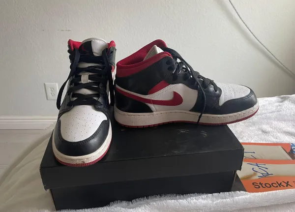 Nike Jordan 1 Mid Gym Red - Image 8