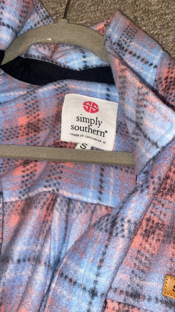 Simply Southern Plaid Shirt Jacket - Image 4
