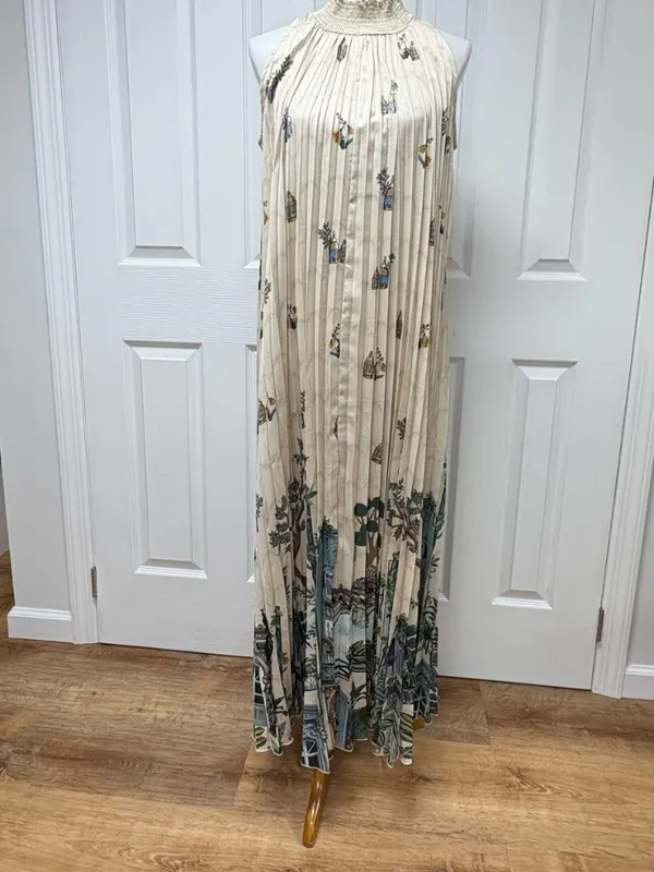 Ranna Gill for Antropologie Aria Pleated Maxi‎ Dress - Size S. - Image 11