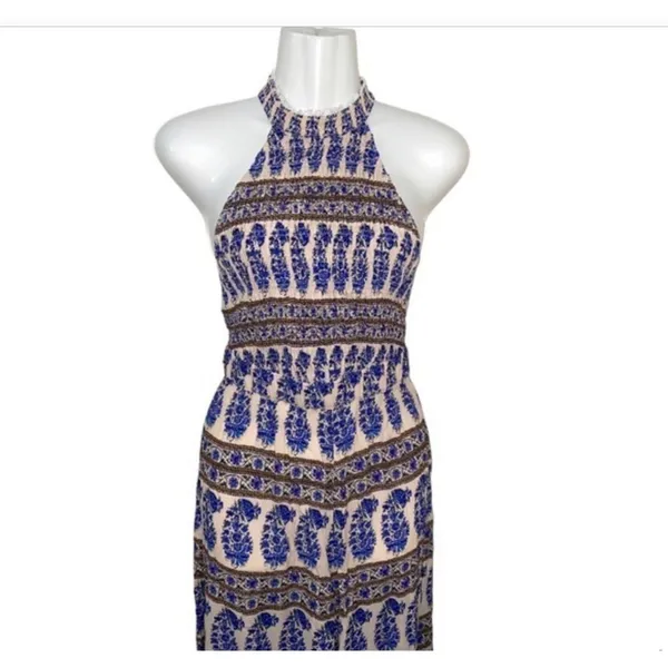 NWT Boteh Lazuli shirred halterneck jumpsuit size 1 - Image 8