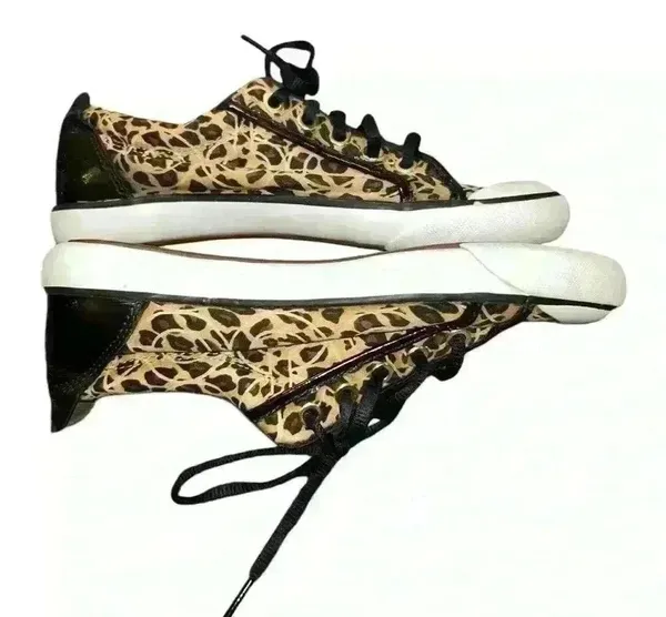 COACH Barrett Cheetah Print sneakers Size 6 B Women pre-loved good condition - Image 8