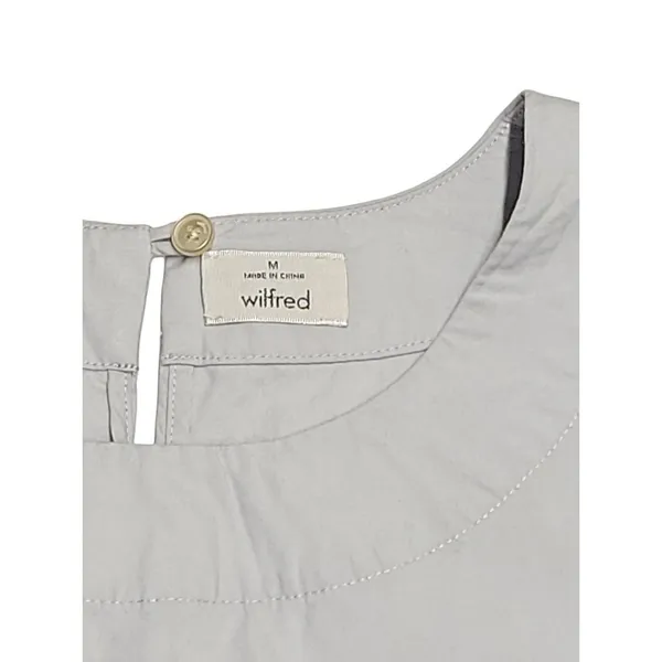 Aritzia Wilfred Cotton Lausanne Blouse in Lune (grey) in size Medium - Image 8