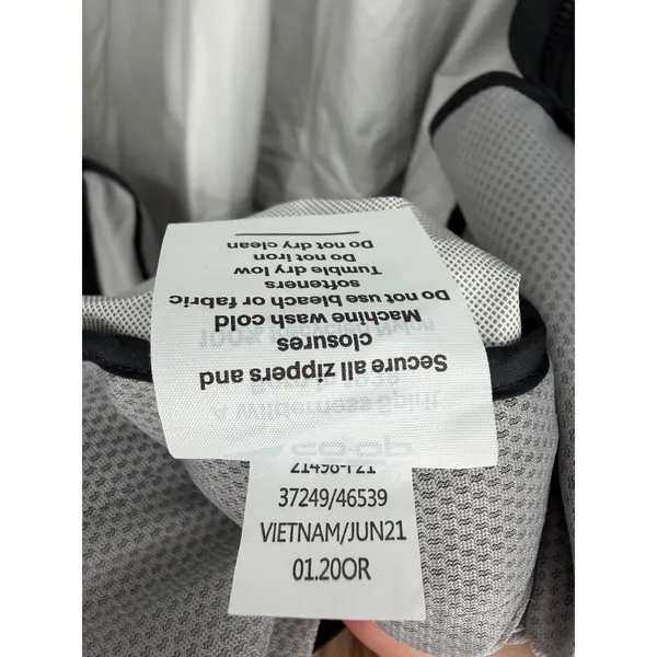 REI Co-op Women's Rain Jacket XL Black Hooded Waterproof Shell - Image 7