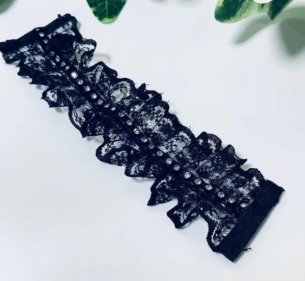 Victorian Steampunk Lace Bracelet New - Image 5