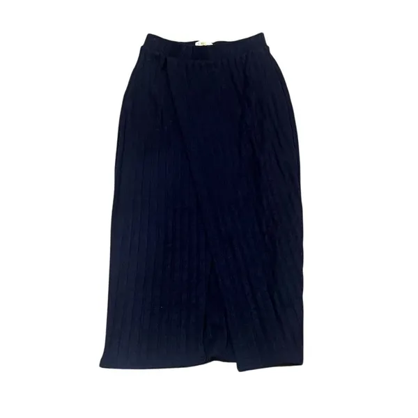 Maeve by Anthropologie Women's XS Blue Wrap Midi Skirt - Image 7