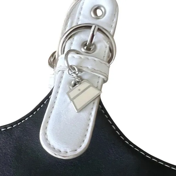 Y2K Vintage KATHY Van Zeeland Two-Tone Minimalist Retro Indie Shoulder Bag - Image 10