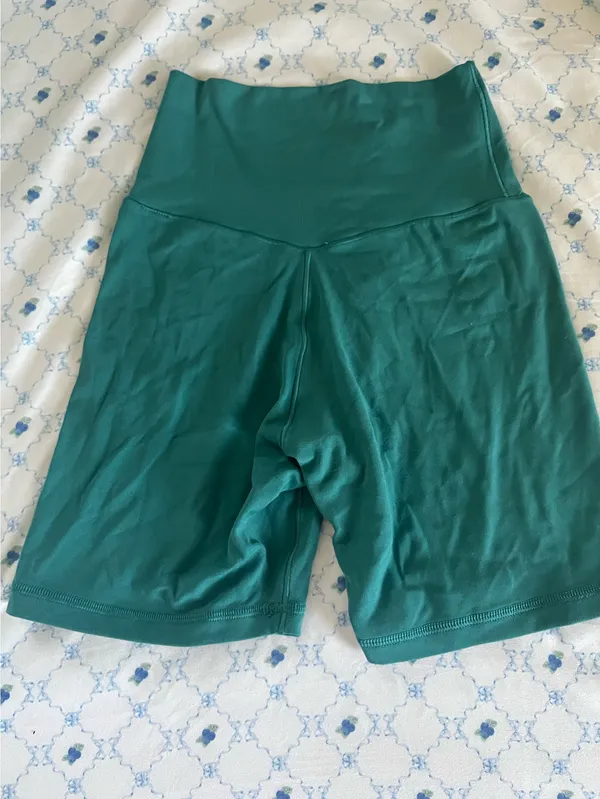 Aerie Offline Crossover Green Biker Shorts s - Image 3
