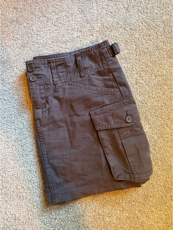 Brandy Melville Brown Cargo Mini Skirt - Image 8