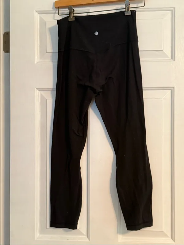 lululemon Align High-Rise Crop 23" in Black - Image 3