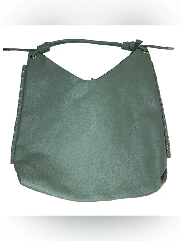 Montana West Slouchy Shoulder Bag Knotted Hobo Bag Green - Image 15