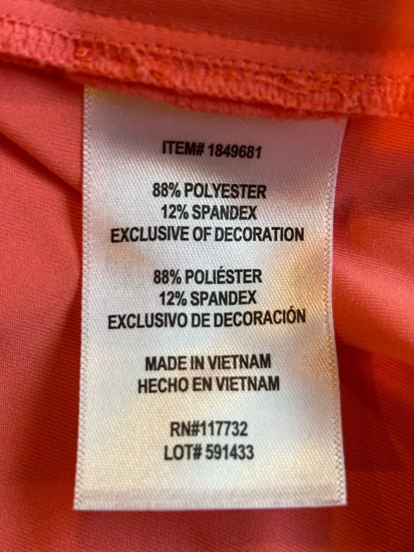 Soybu Pink/Coral Quarter Zip Performance Top L - Thumbholes & Zip Pocket - Image 4