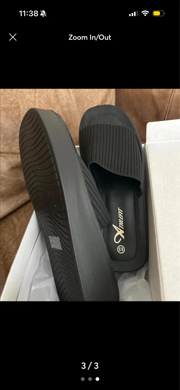 Amazon 90s Chunky Platform Slip On Sandal - Image 3