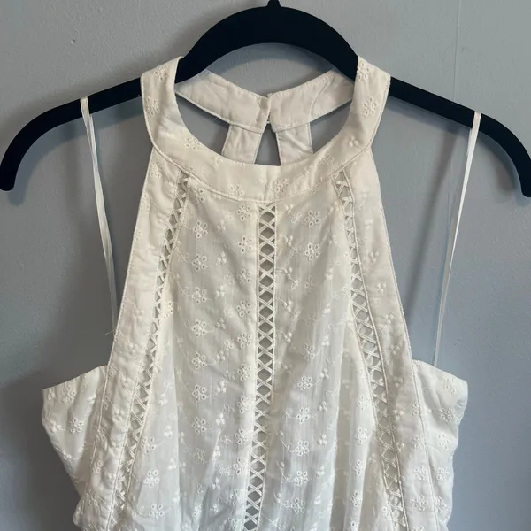Petal and Pup Raffael High Neck Mini Dress Lace NWT Size Large 100% cotton - Image 3