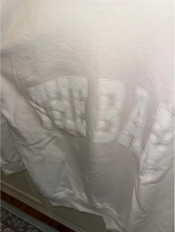 White The Bar sweatshirt - Image 2
