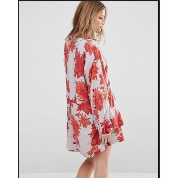 Shake It Mini Dress | Floral Boho Mini Swing Dress - Image 2