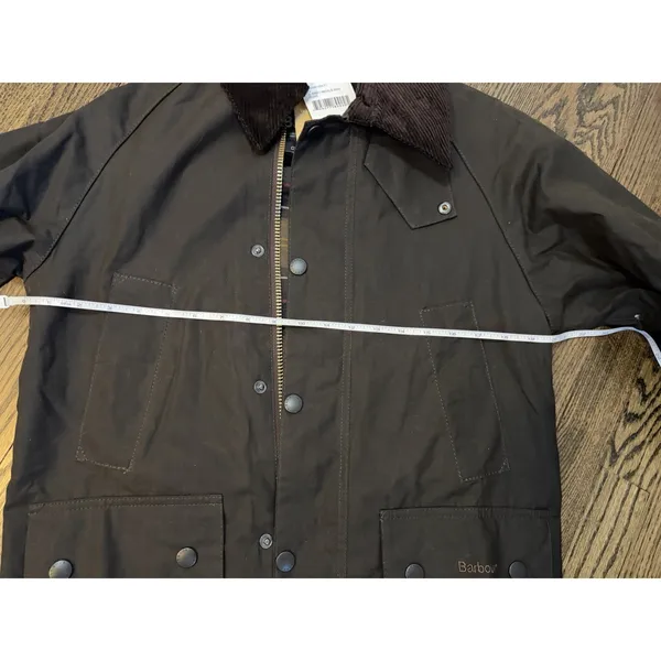 Barbour Classic Bedale Wax Jacket Olive Sz 32 Unisex NWT $425 - Image 12